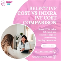 Select IVF Cost Vs Indira IVF Cost