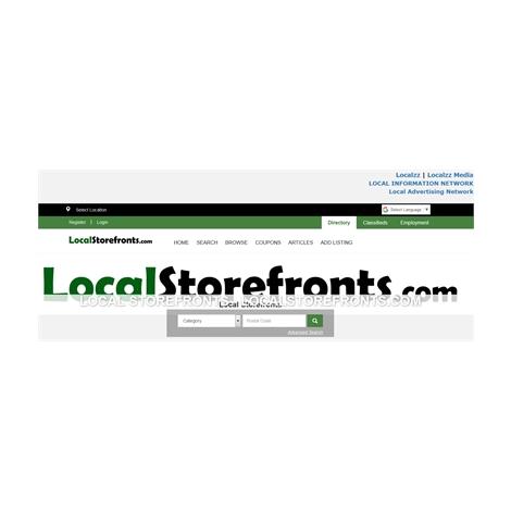Localzz creates the directory for Local Storefronts...LocalStorefronts.com